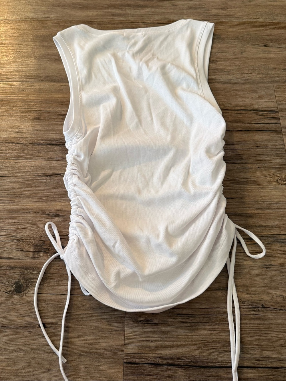 NWOT Good American Ruched Tank - Picture 4 of 5